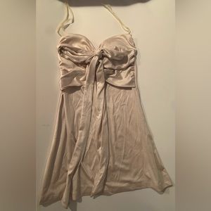 Forever 21 Women’s Sleeveless/Strapless Silky Top - Beige - Size XS